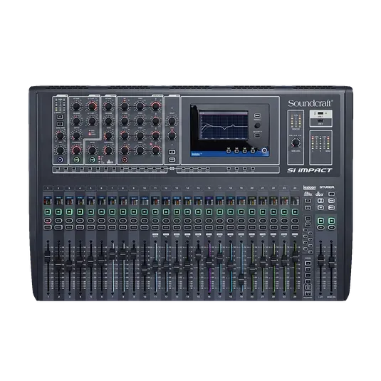 Mesa de Som Digital Soundcraft Si Impact 40 Canais USB 32x32