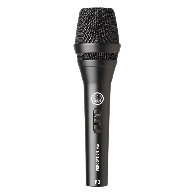 Microfone Dinâmico AKG P3 S Cardioide com Chave